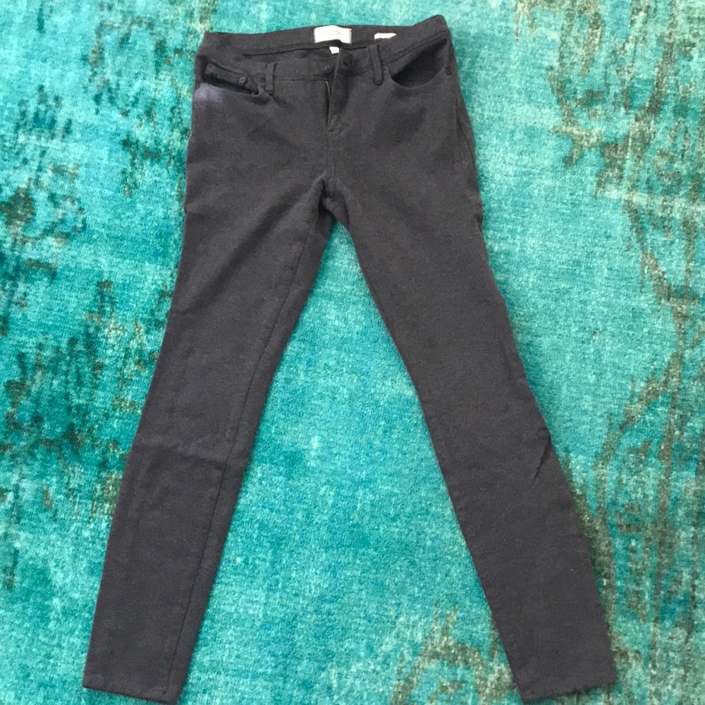 A&F gray jeggings